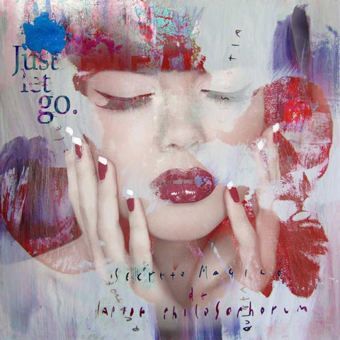 Disbelief Black Modern Wood Framed Art Print by Baker, Micha