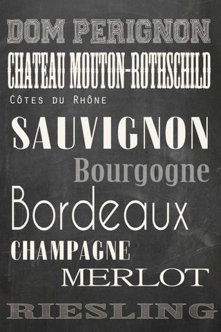 What I drink Black Ornate Wood Framed Art Print with Double Matting by Waltz, Anne