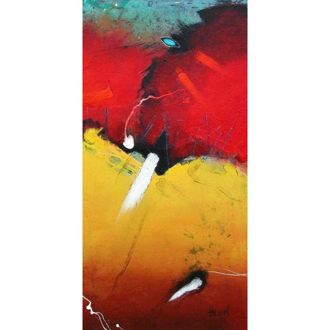 Kleiner Blick White Modern Wood Framed Art Print by Hansl, Alfred