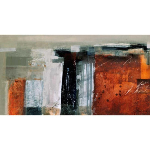 Terra White Modern Wood Framed Art Print by Cusumano, Francesco