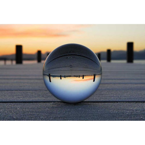 Chiemseemorgen I Black Modern Wood Framed Art Print by Rossmeissl, Gerhard