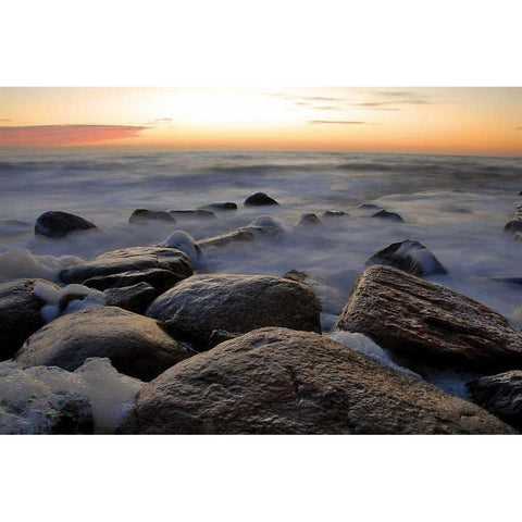 Sylt I Black Modern Wood Framed Art Print by Rossmeissl, Gerhard