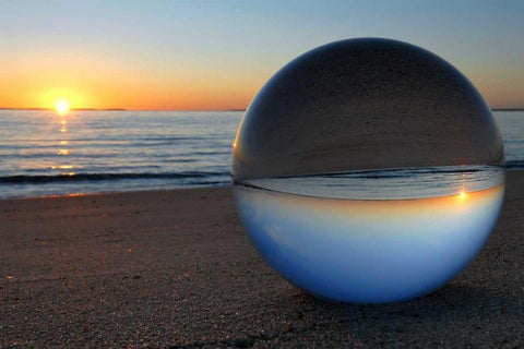 Lichterstimmung White Modern Wood Framed Art Print with Double Matting by Rossmeissl, Gerhard