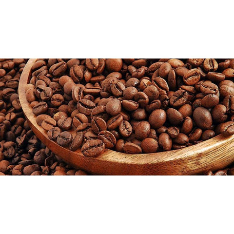 Alles Kaffee Black Modern Wood Framed Art Print with Double Matting by Rossmeissl, Gerhard