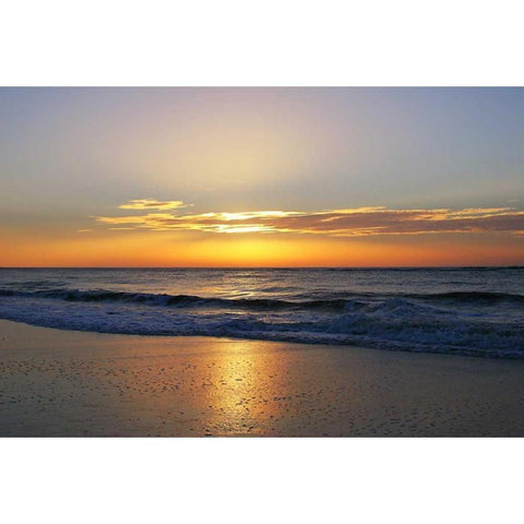 Horizont and Licht II White Modern Wood Framed Art Print by Rossmeissl, Gerhard