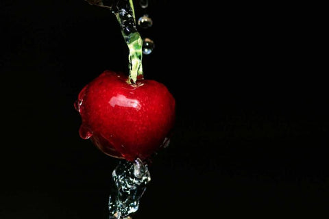 Kirsche Black Ornate Wood Framed Art Print with Double Matting by Riedt, Kirsten