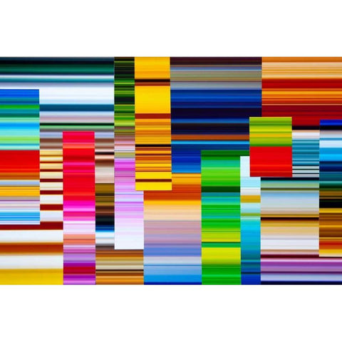 Lichtlinien 299 White Modern Wood Framed Art Print by Klipp, Ortwin