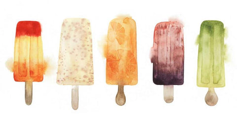 Chill Out I White Modern Wood Framed Art Print with Double Matting by Popp, Grace