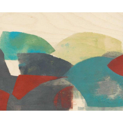 Ship Shape I Black Modern Wood Framed Art Print with Double Matting by Goldberger, Jennifer