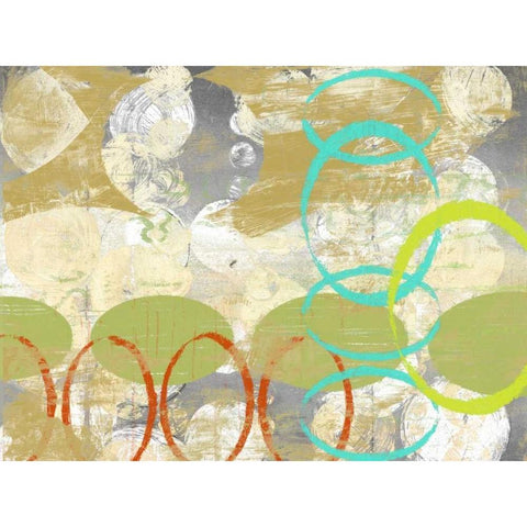 Oculus Orbs I White Modern Wood Framed Art Print by Goldberger, Jennifer