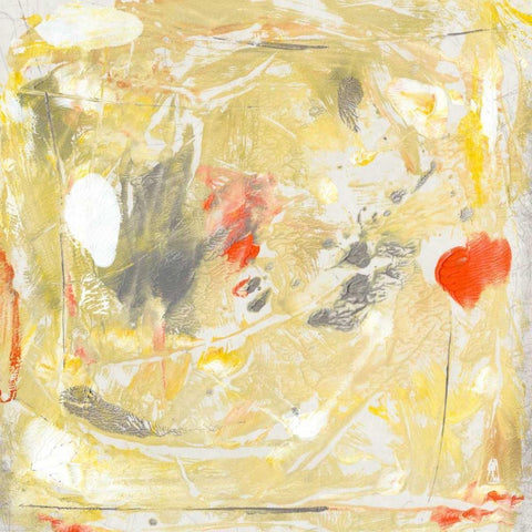 Lemon Jostle II Gold Ornate Wood Framed Art Print with Double Matting by OToole, Tim