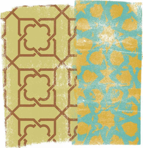 Moorish Study II Black Ornate Wood Framed Art Print with Double Matting by Saunders, Alonzo