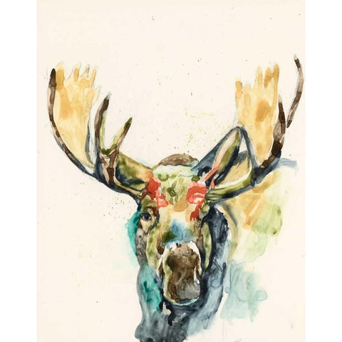 Hi Fi Wildlife I Black Modern Wood Framed Art Print with Double Matting by Goldberger, Jennifer