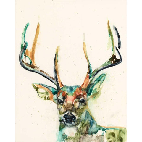 Hi Fi Wildlife II Black Modern Wood Framed Art Print by Goldberger, Jennifer