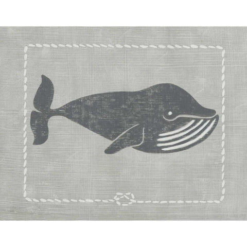 Whale of a Tale III Gold Ornate Wood Framed Art Print with Double Matting by Zarris, Chariklia