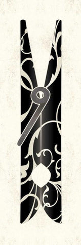 Pinned II 2-Up White Modern Wood Framed Art Print with Double Matting by Pied Piper Creative