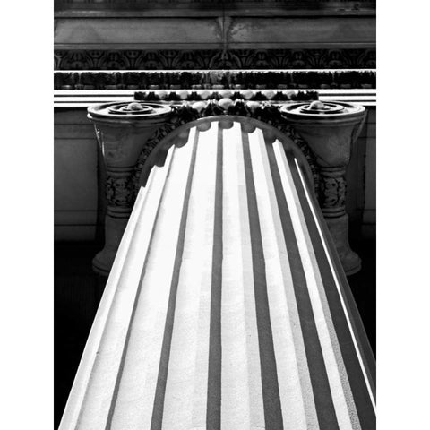 Structural Details I Black Modern Wood Framed Art Print with Double Matting by Pica, Jeff