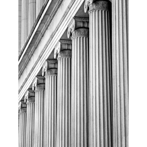 Structural Details III Gold Ornate Wood Framed Art Print with Double Matting by Pica, Jeff