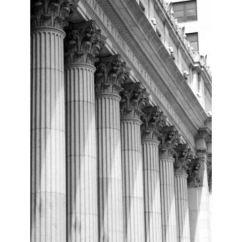 Structural Details VIII White Modern Wood Framed Art Print by Pica, Jeff