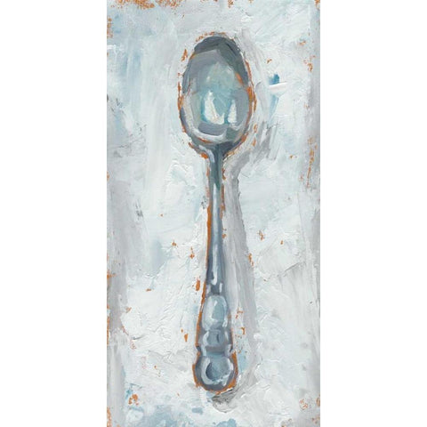 Impressionist Flatware I Gold Ornate Wood Framed Art Print with Double Matting by Harper, Ethan