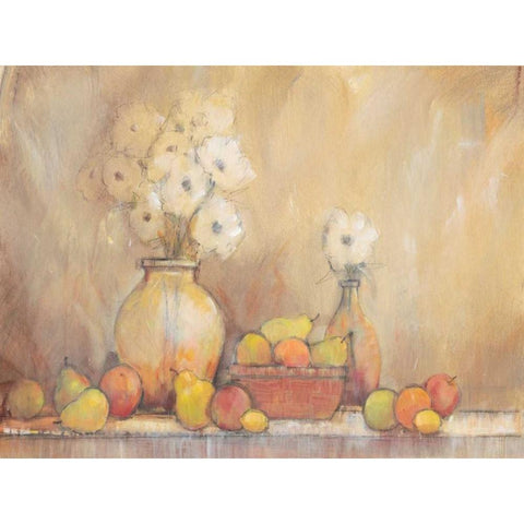 Minimalist Still Life Study II White Modern Wood Framed Art Print by OToole, Tim