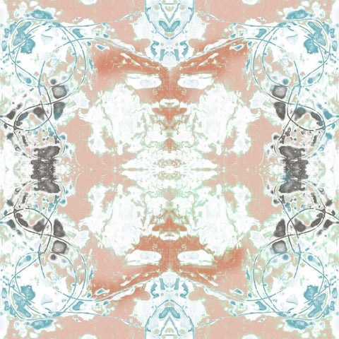 Pretty Mirror I White Modern Wood Framed Art Print with Double Matting by Goldberger, Jennifer