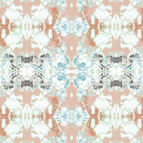 Pretty Mirror III Black Ornate Wood Framed Art Print with Double Matting by Goldberger, Jennifer