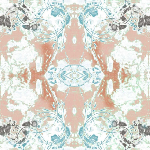 Pretty Mirror IV Black Ornate Wood Framed Art Print with Double Matting by Goldberger, Jennifer