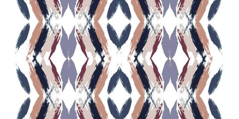 Mirror Mirror II White Modern Wood Framed Art Print with Double Matting by Goldberger, Jennifer