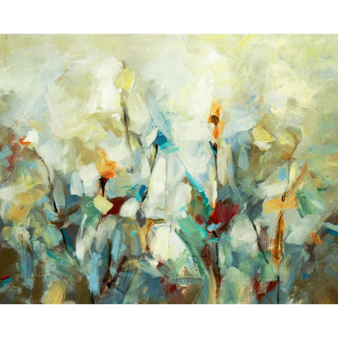Ode to Monet 5 Black Modern Wood Framed Art Print with Double Matting by Dag, Inc.