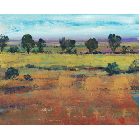 Planting Time I Black Modern Wood Framed Art Print by OToole, Tim