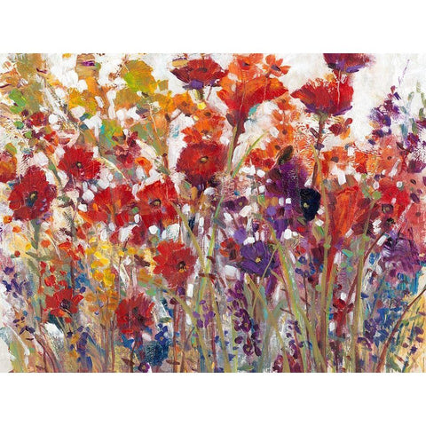 Variety of Flowers I Gold Ornate Wood Framed Art Print with Double Matting by OToole, Tim