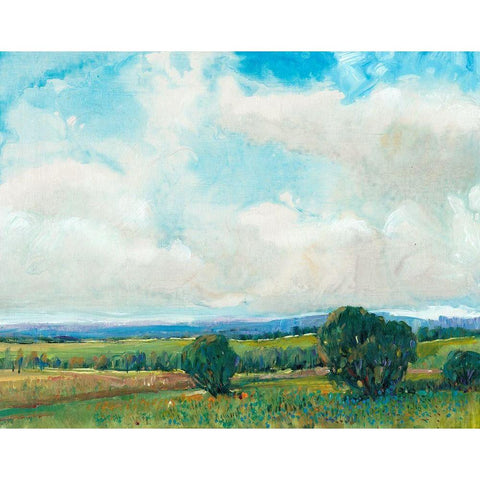 Looming Clouds II Black Modern Wood Framed Art Print by OToole, Tim