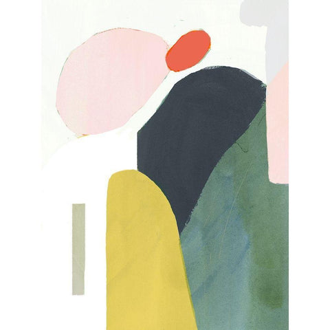 Summer Salad III Black Modern Wood Framed Art Print by Borges, Victoria