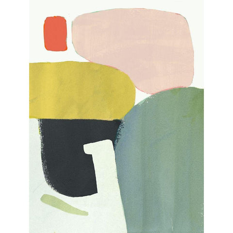 Summer Salad IV Black Modern Wood Framed Art Print by Borges, Victoria