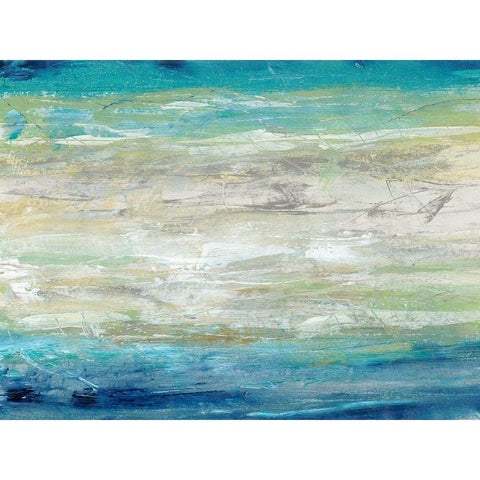 Wave Length I Black Modern Wood Framed Art Print by OToole, Tim