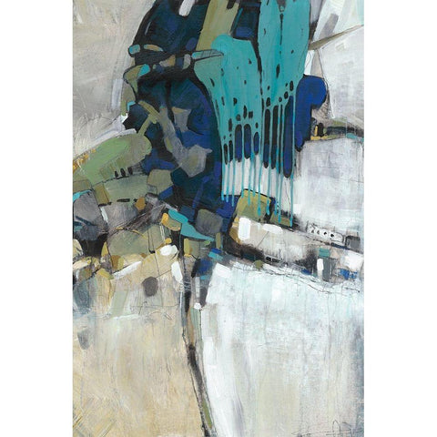 Separation I Black Modern Wood Framed Art Print by OToole, Tim