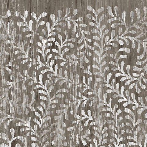 Weathered Wood Patterns III Black Modern Wood Framed Art Print with Double Matting by Vess, June Erica