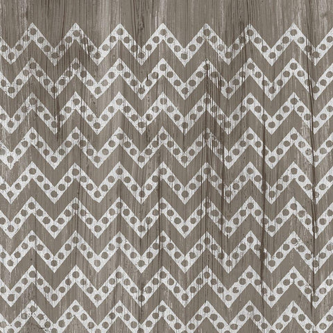 Weathered Wood Patterns XII White Modern Wood Framed Art Print by Vess, June Erica