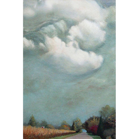 Beach Lane Wainscott Beach Black Modern Wood Framed Art Print by Romm, Steven