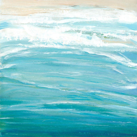 Sea Breeze Coast II Black Modern Wood Framed Art Print by OToole, Tim