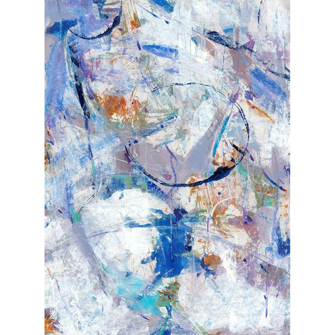 Bounce I Black Modern Wood Framed Art Print with Double Matting by OToole, Tim