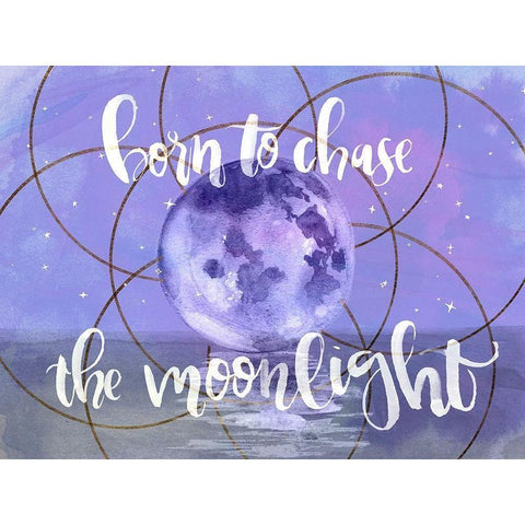 Moon Child I Gold Ornate Wood Framed Art Print with Double Matting by Parker, Jennifer Paxton