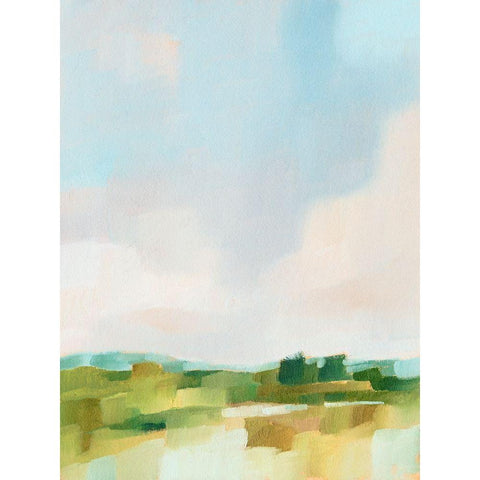 Spring Skies I Black Modern Wood Framed Art Print by Harper, Ethan