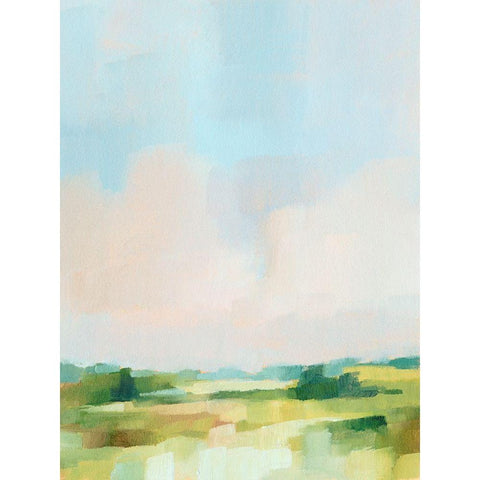 Spring Skies II Black Modern Wood Framed Art Print by Harper, Ethan
