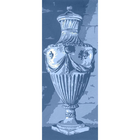 Graphic Urn III Black Modern Wood Framed Art Print by Harper, Ethan