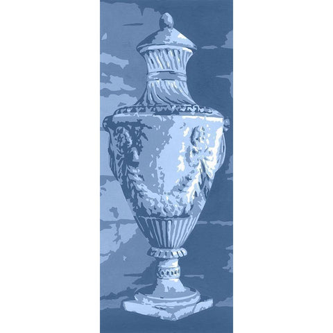 Graphic Urn IV Black Modern Wood Framed Art Print by Harper, Ethan