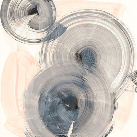 Spin Around I Black Modern Wood Framed Art Print by Harper, Ethan