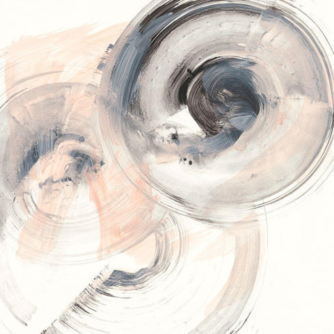 Spin Around IV Black Modern Wood Framed Art Print by Harper, Ethan
