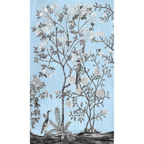 Tree of Life Chinoi II White Modern Wood Framed Art Print by Wang, Melissa
